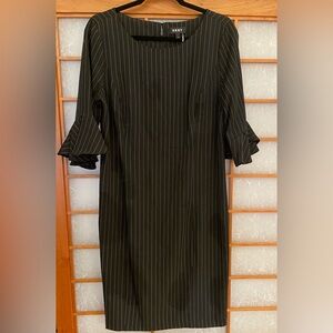 DKNY Dress with 3/4 Bell Sleeves, Size 12